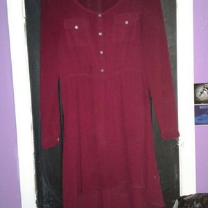 Light weight maroon dress
